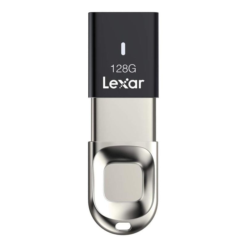 Lexar JumpDrive F35, USB card reader with Fingerprint, 128GB