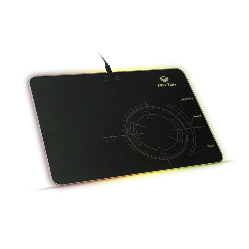 Meetion P010 RGB Backlit Gaming Mouse Pad - Black