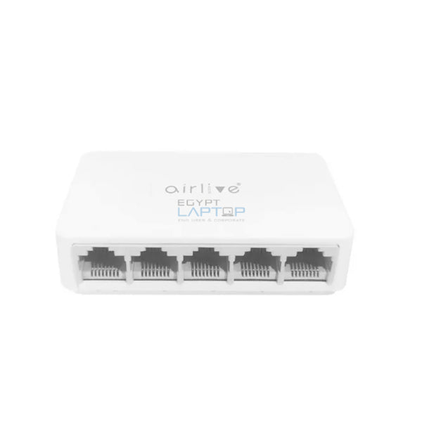 AirLive Desktop Switch 5 Ports 10/100/1000 Mbps - White