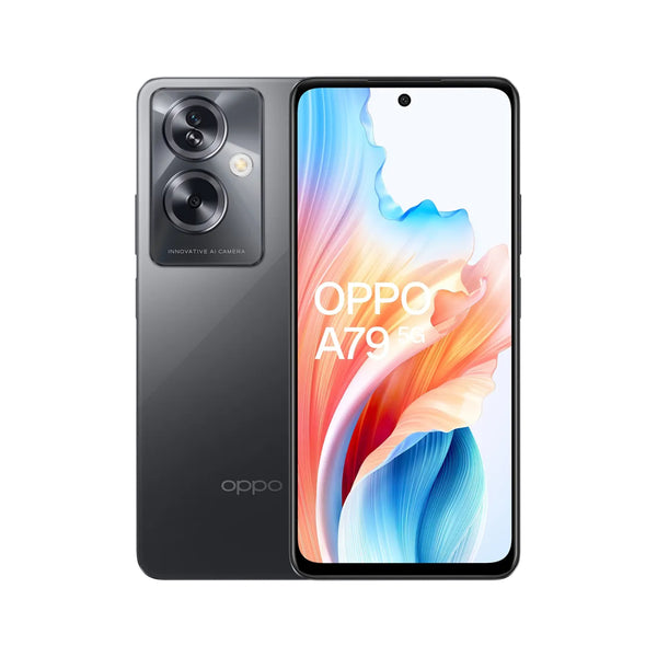 Oppo A79 Dual Sim Mobile, 256 GB Memory, 8GB RAM, 5G - Mystery Black