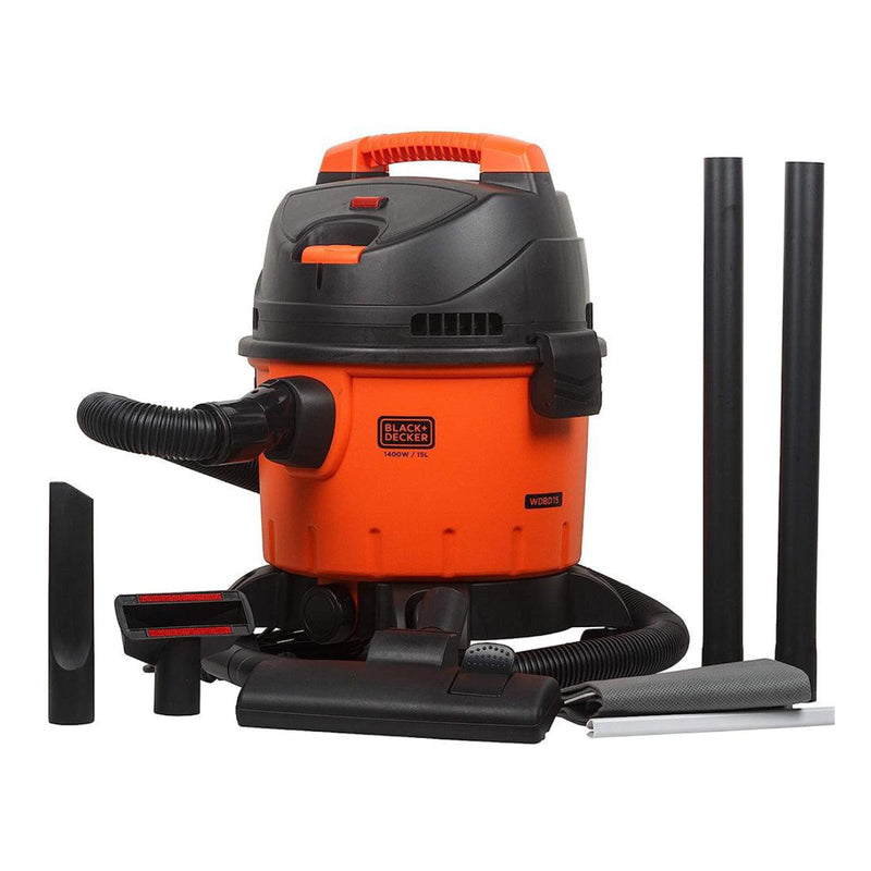 Black & Decker 1400W, 15L Wet and Dry Vacuum Cleaner,  WDBD15-B5 - Orange