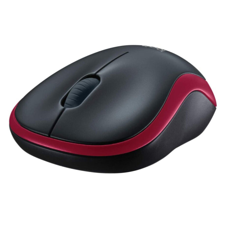 Logitech Mouse Wirless M186 - Red