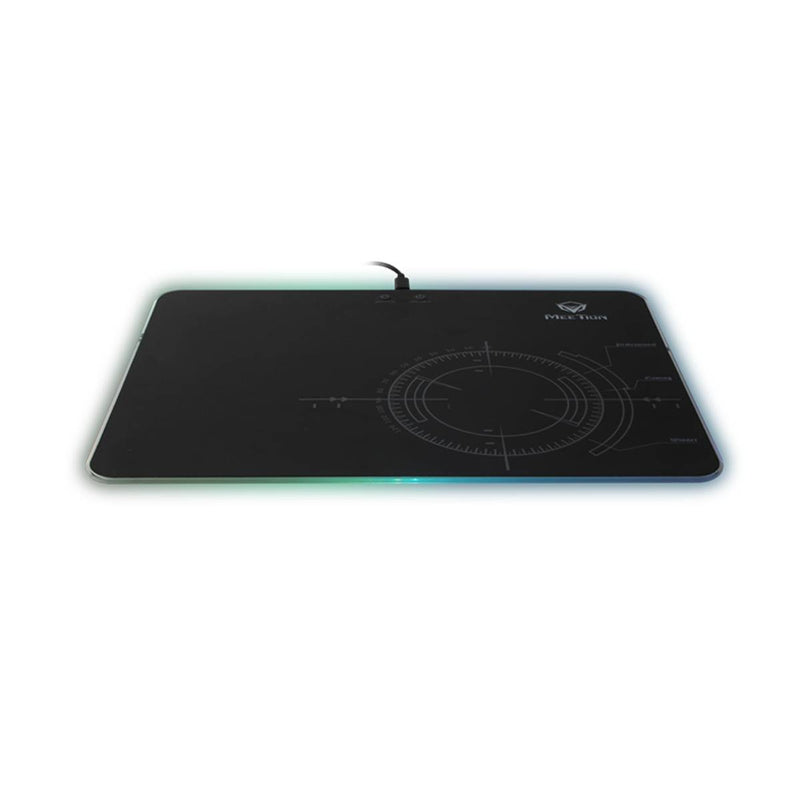 Meetion P010 RGB Backlit Gaming Mouse Pad - Black