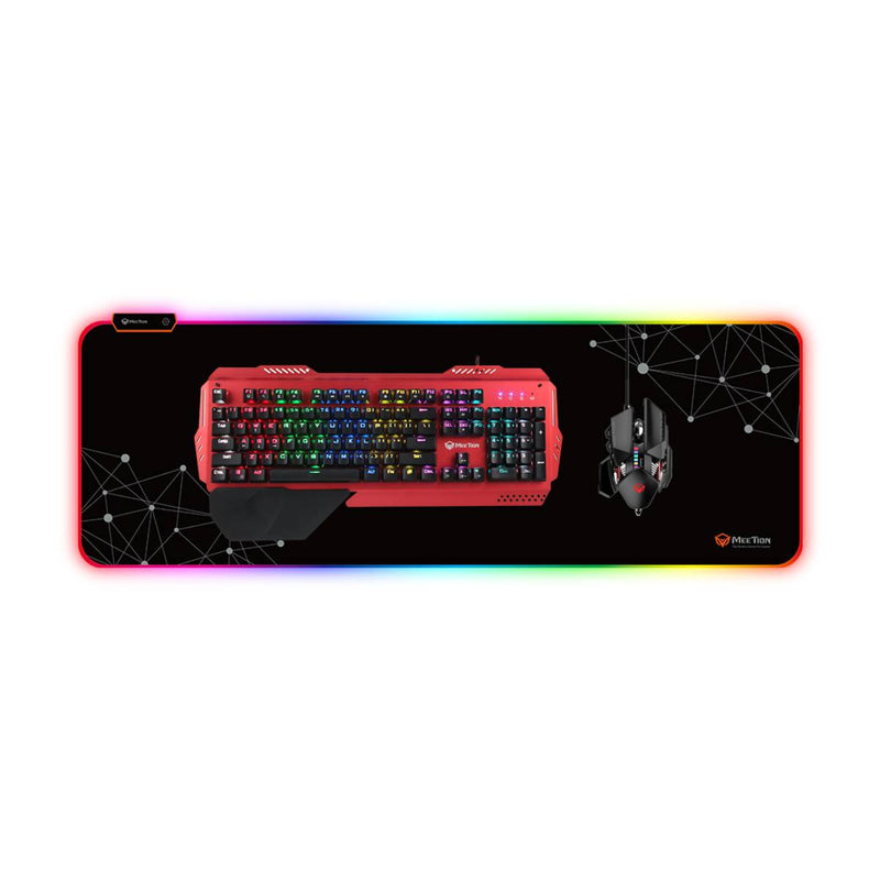 Meetion PD121 Large RGB Gaming Mouse Pad - Black