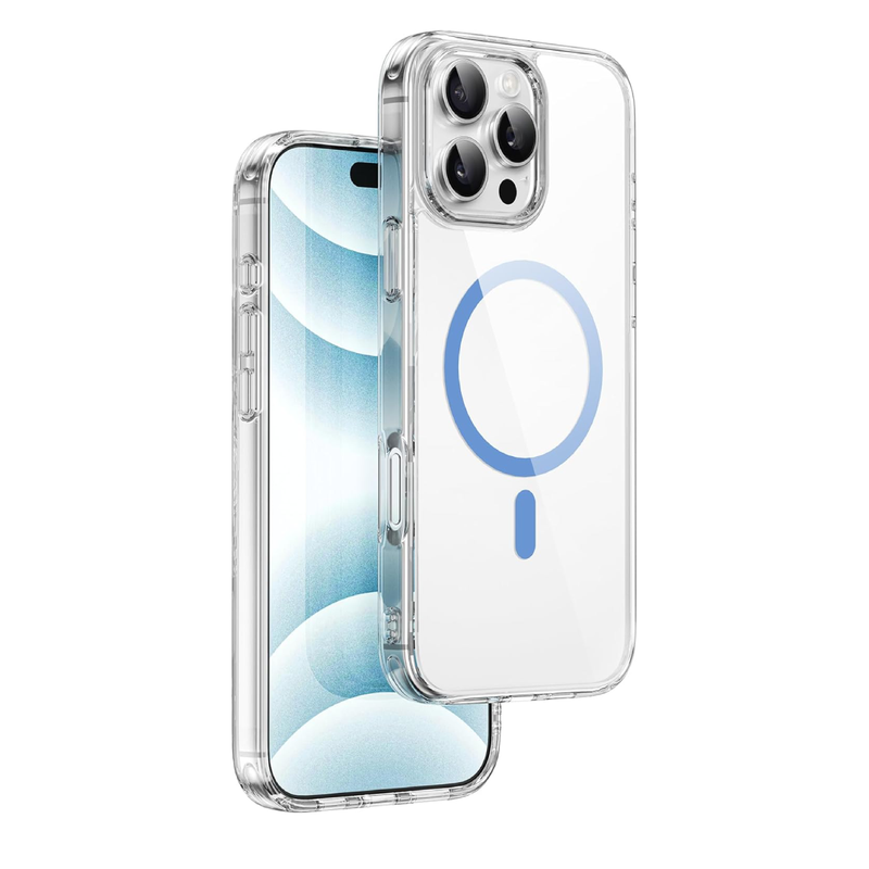 WiWU Blue Transparent Shield Case for iPhone 16 Pro  MCC-101