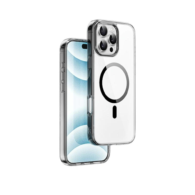 WiWU Black Transparent Shield Case for iPhone 16 Pro  MCC-101