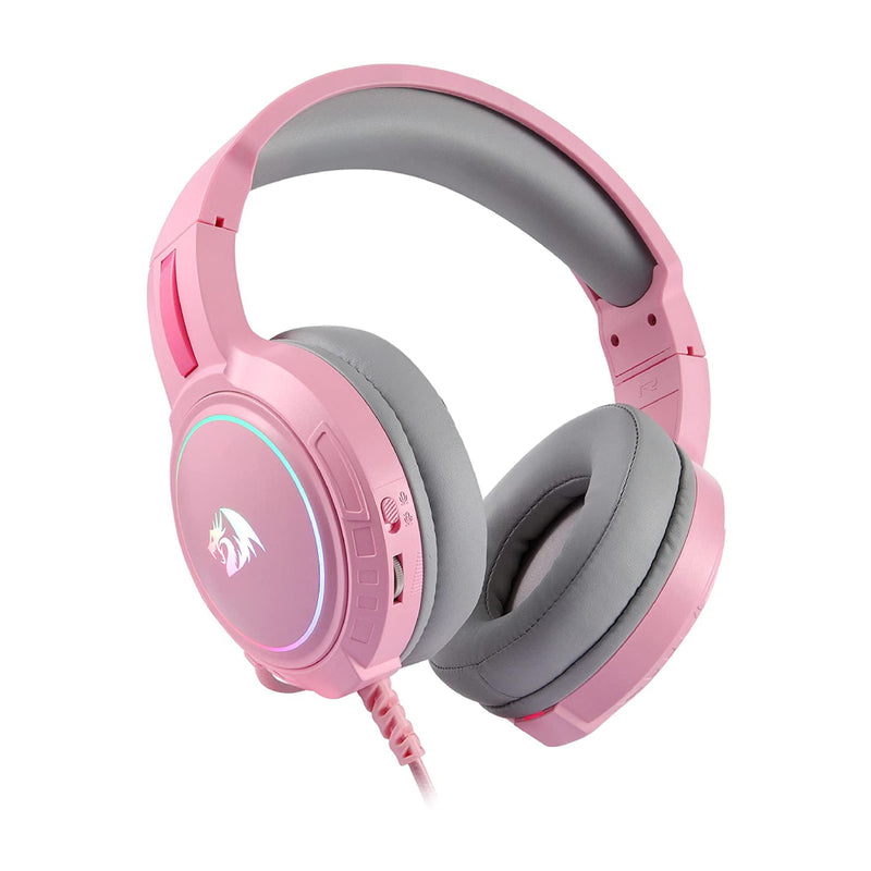 Redragon H270 MENTO RGB Gaming Headset Stereo - Pink