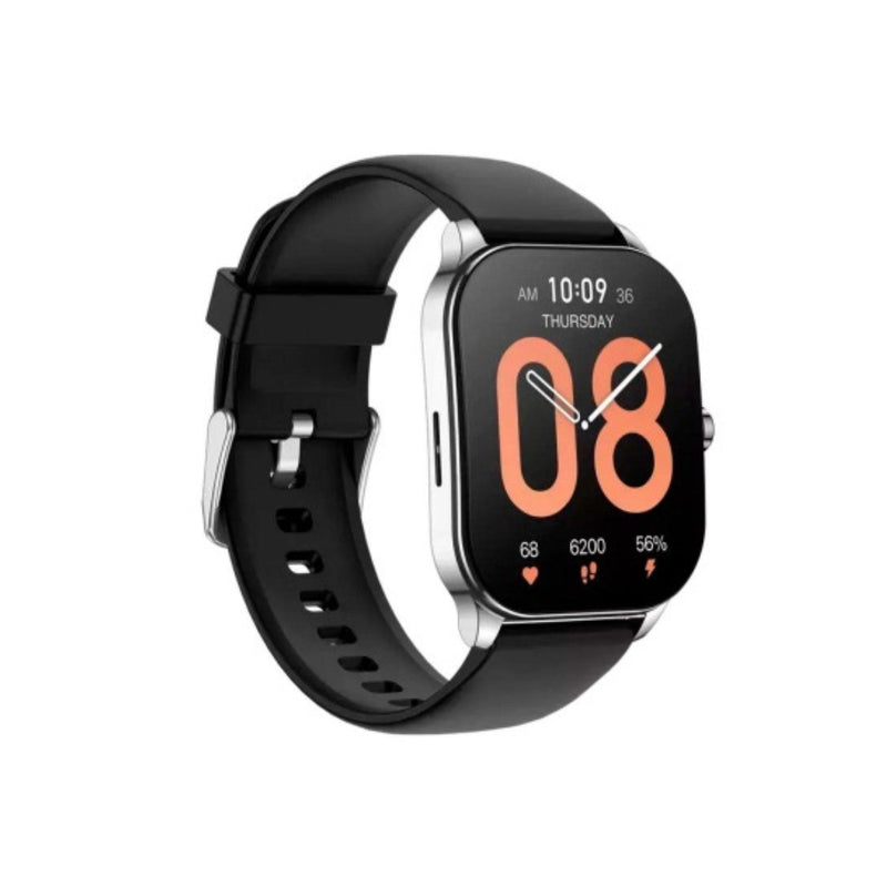 Amazfit Smart watch POP 3S, AMOLED, 12-day Battery Life, Bluetooth Calls - Silver