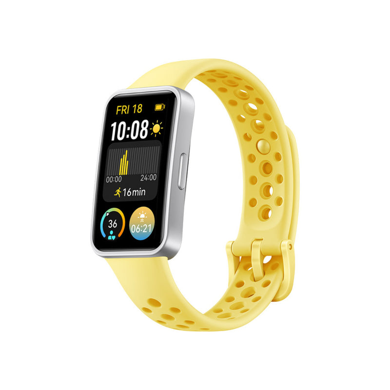 Huawei Band 9, Ultra-Thin Design And Comfortable Wearing, Scientific Sleep Analysis, Durable Battery Life -  Lemon Yellow