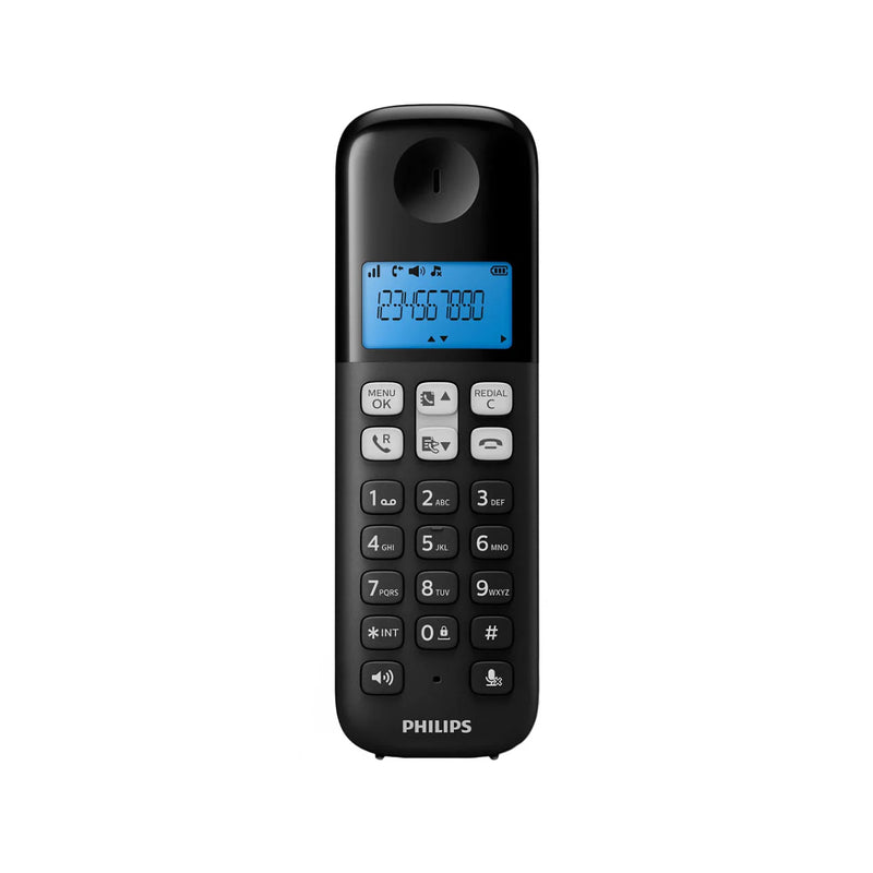 Philips Cordless Phone D1611B/63- Black