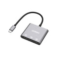 Onten OTN-9175S, USB -C to HDMI x2 Adapter With PD 3.0 - Grey