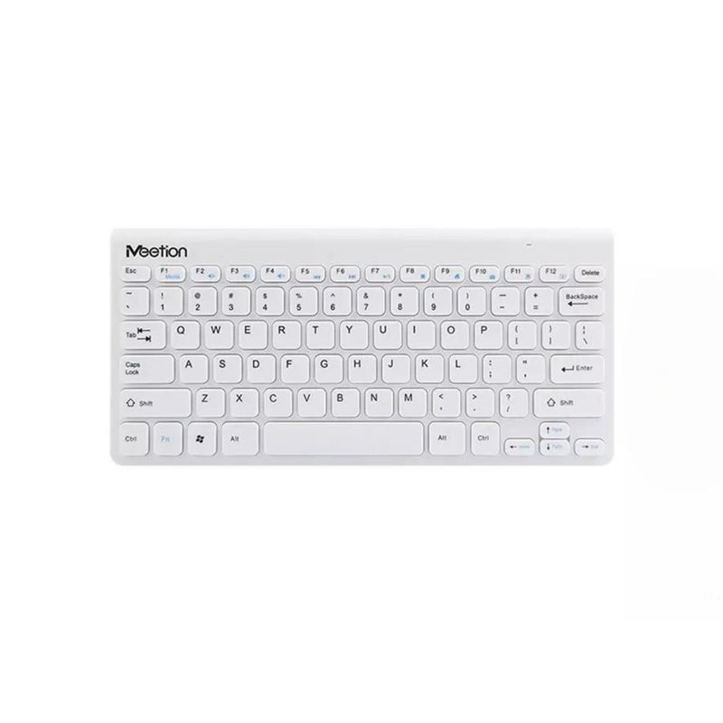 Meetion MT-K400 Mini Wired Keyboard - White