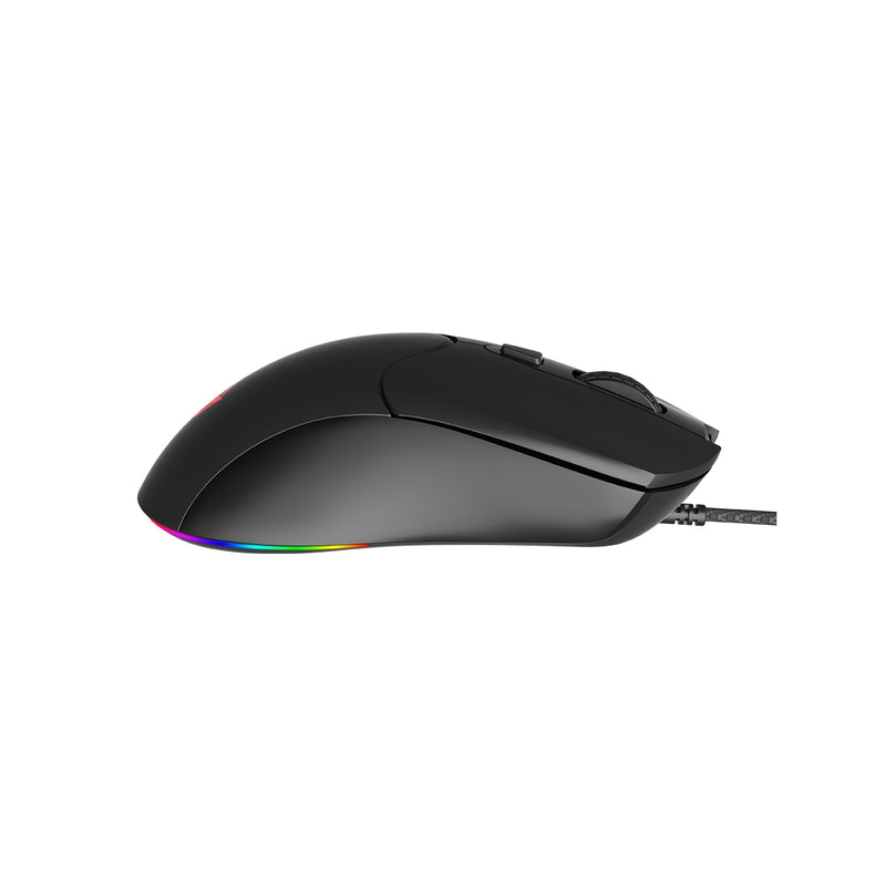 Meetion GM21 2023 RGB Backlight Wired Gaming Mouse - Black