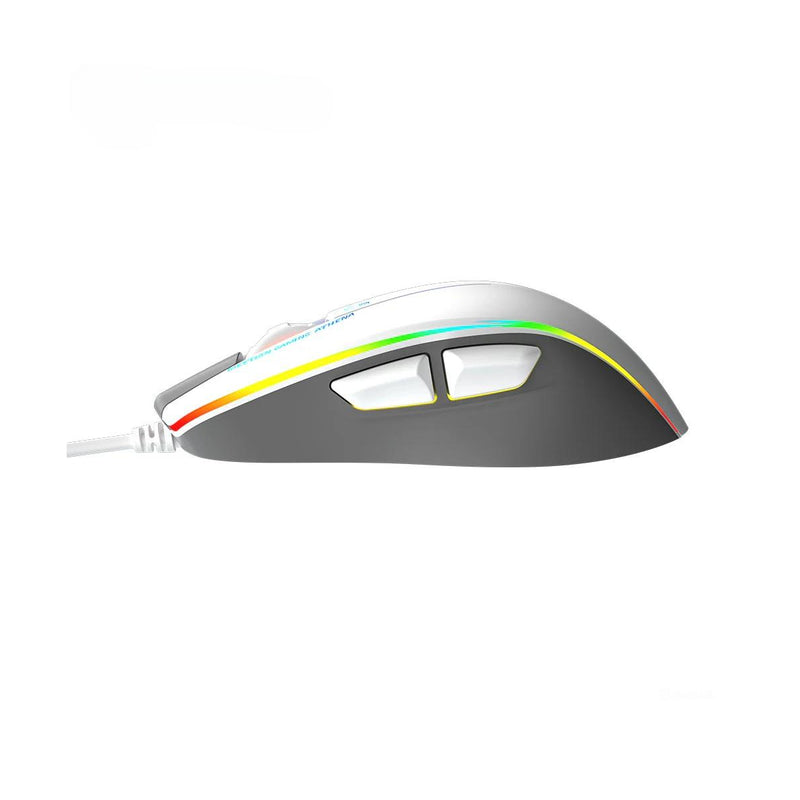 Meetion MT-GM23_2023 RGB Circulation Backlit Wired Gaming Mouse - White