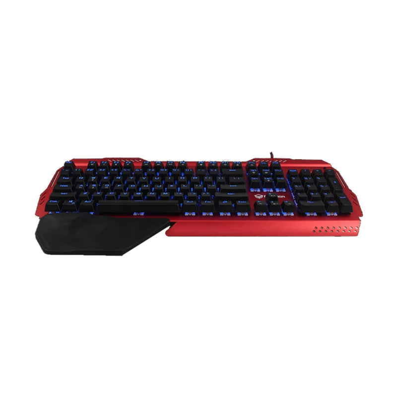 Meetion MK20 Ultrathin Blue switch Arabic Red Wired Mechanical Keyboard - Red