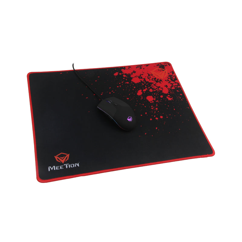 Meetion P110 Non slip Rubber Square Gaming Mouse Pad - Black