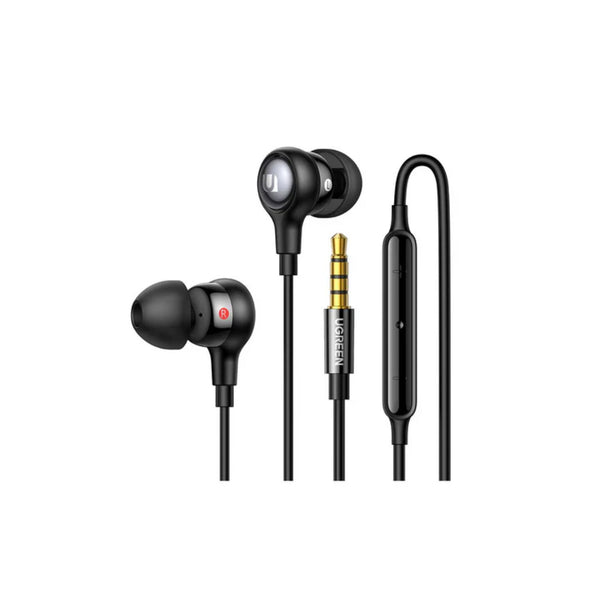 Ugreen in- Ear Earphones With 3.5 Mm Plug - Black