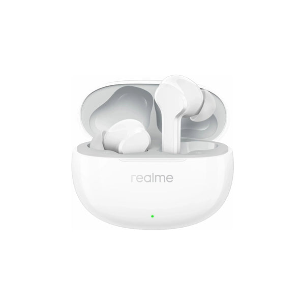 Realme Buds T110 TWS Earbuds with AI Noise Cancellation,IPX5 Water Resistant,38 Hours Playback - White