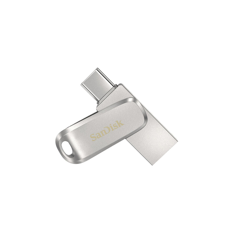 SanDisk Flash Ultra Dual Drive Luxe USB Type-C 64GB - Silver