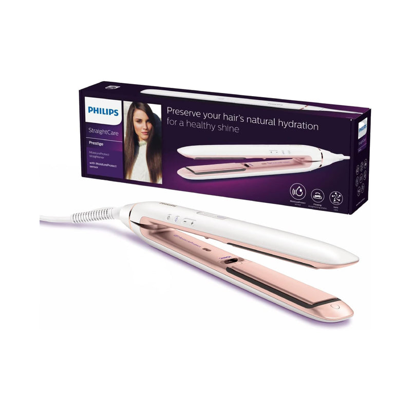 Philips Hair Straightener - HP8372 - White/Rose Gold