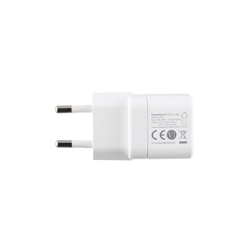 Anker Power Port iii 20w Cube - A2149L23 - White