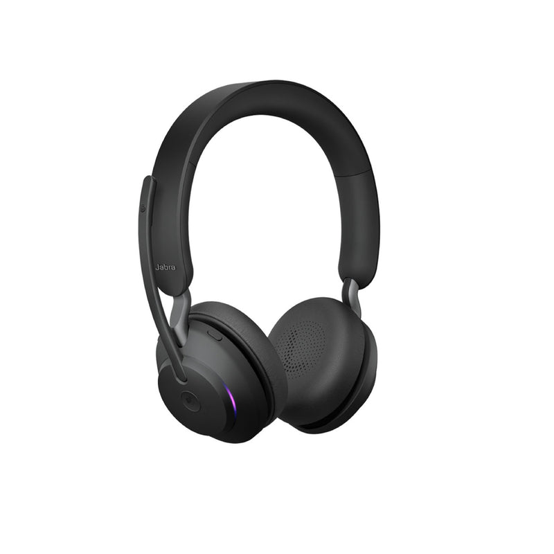 Jabra Evolve 2 65, Stereo, Wireless Bluetooth Headset for Calls and Music, 37 Hours of Battery Life - Black