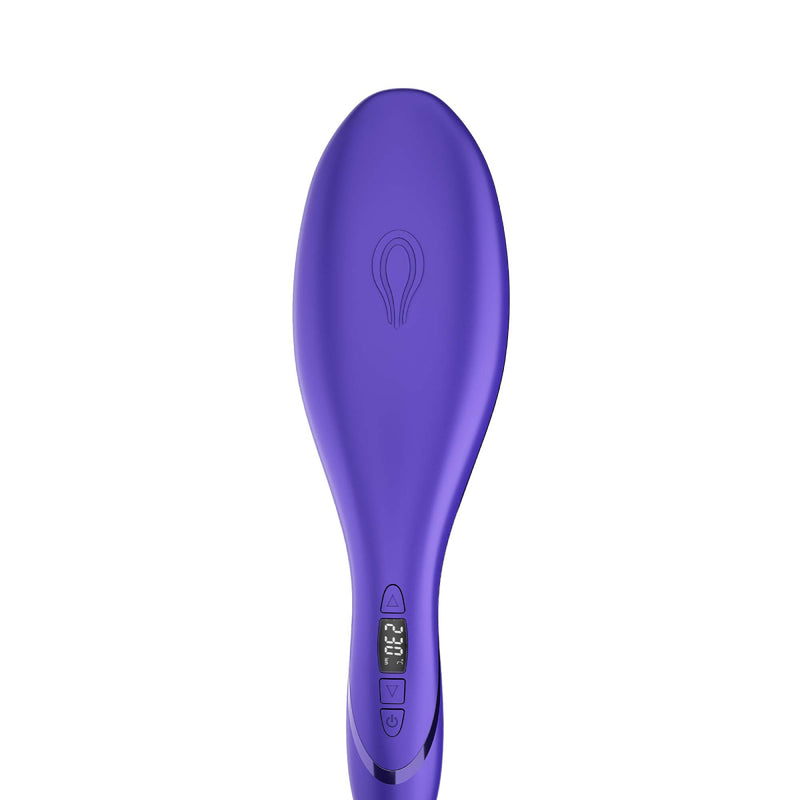 Rush Brush S3  Hair Straightening Brush, Fast Heat Up, Automatic Shut-Off - Purple