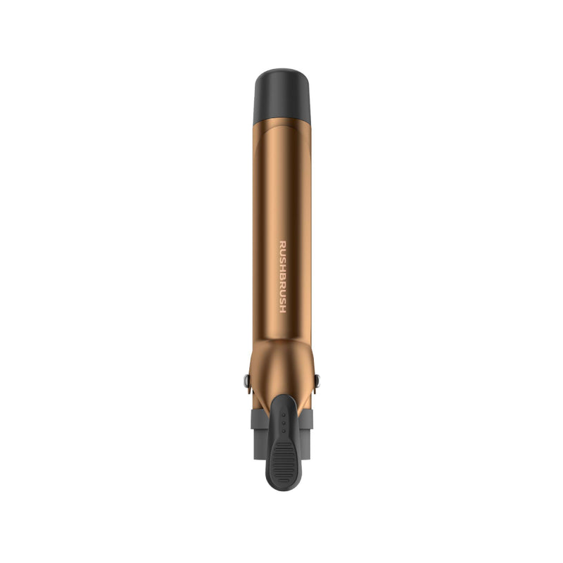 Rush Brush 5 In 1 Spin Curler Rotate The Tail, Create The Hair, PTC Heater For Fast Heat Up - Bronze