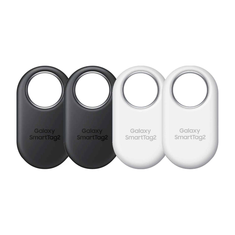 Samsung Galaxy Smart Tag2 Bluetooth Tracker – Black, White – 4 Pack