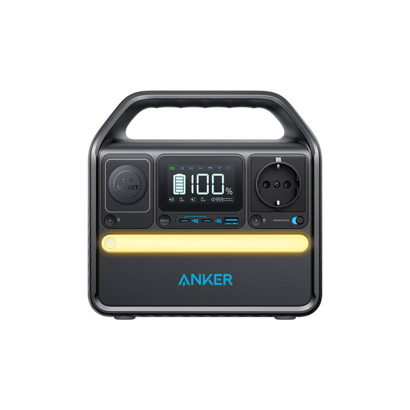 Anker 522 Portable Power Station 320Wh Rechargable Battery - Black