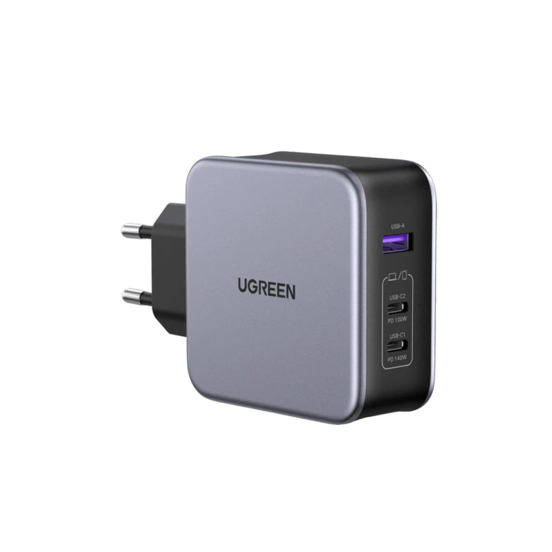 Ugreen Nexode 3-Port PD Gan Fast Charger 140w - CD289 - Black