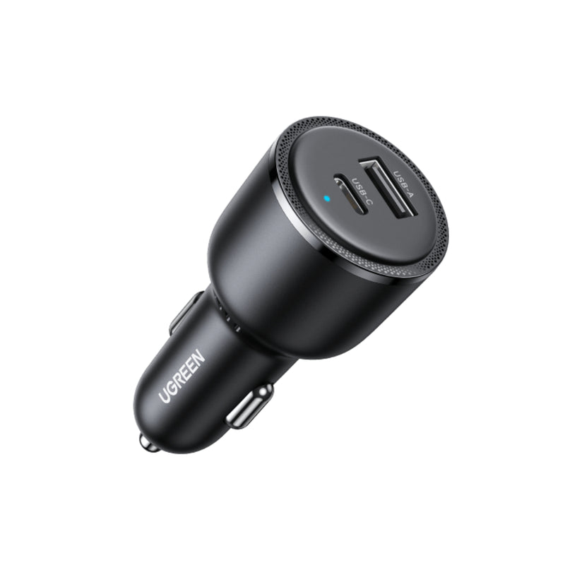 Ugreen 2-Port Fast Car Charger 63w - EC701 - Grey