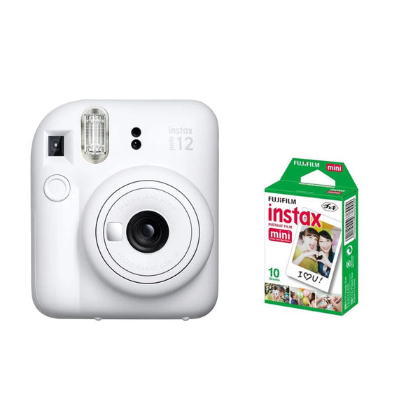 FujiFilm Instax Mini 12 Instant Camera - Clay White