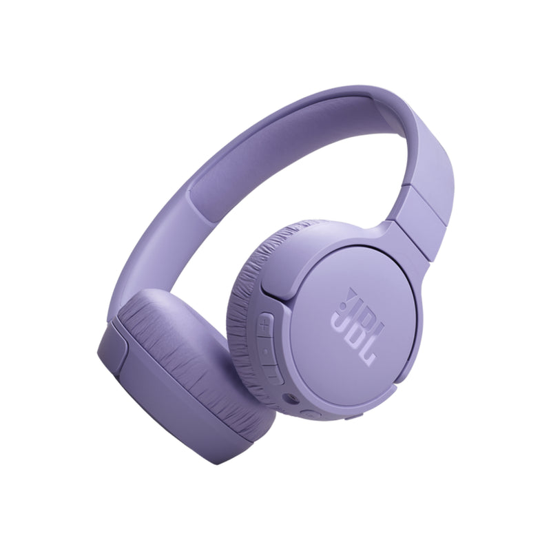 JBL Tune 670NC Wireless On-Ear Headphones With True Adaptive Noise Cancelling - purple