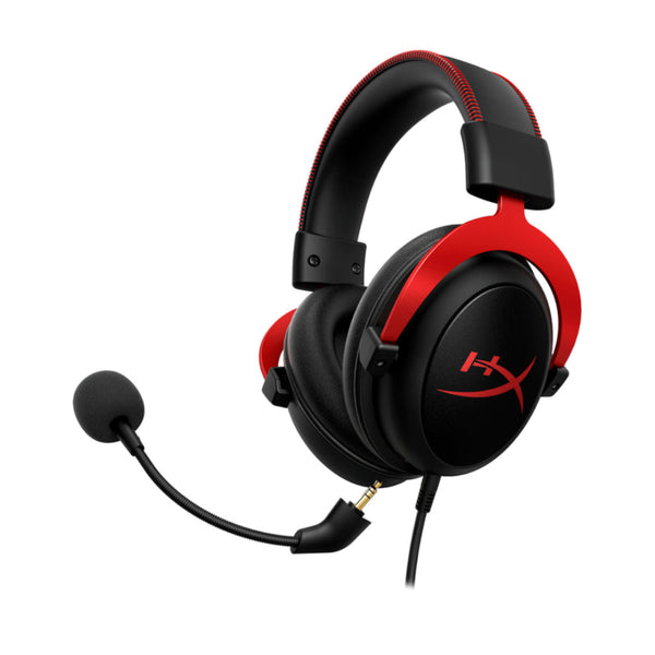 HyperX Cloud II - Gaming Headset, 7.1 Surround Sound, Memory Foam Ear Pads, Durable Aluminum Frame, Microphone - Red