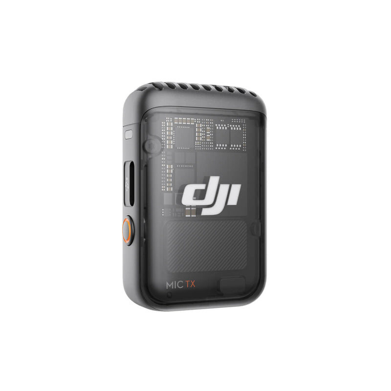 DJI MIC 2 (2 TX + 1 RX + Charging Case) Safety Track, Safeguard Your Audio, Easy to Use Wherever You Go - Black