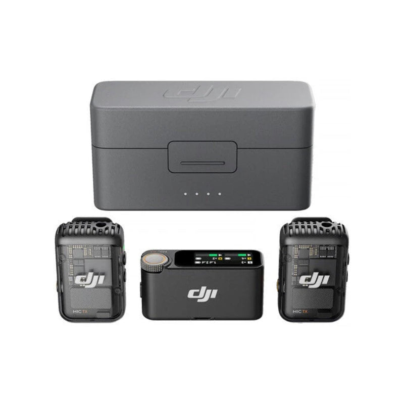 DJI Mic Wireless Microphone 2 Sender System for Smartphones, Cameras, Laptops, Compact and Portable Wireless Mic - Black