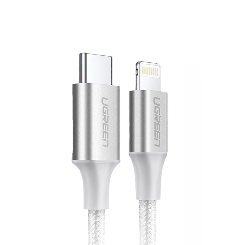 Ugreen USB-C to Lightning Cable Braided 2m - 70525 - Silver