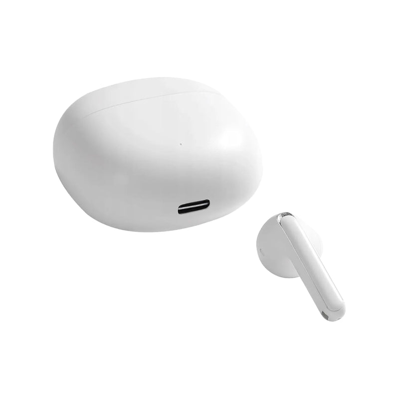 Joyroom True Wireless Earbuds Fun pods , DNS , Bluetooth 5.3 , Battery 400 mAh , Water Resistant - JR-FB1 - White