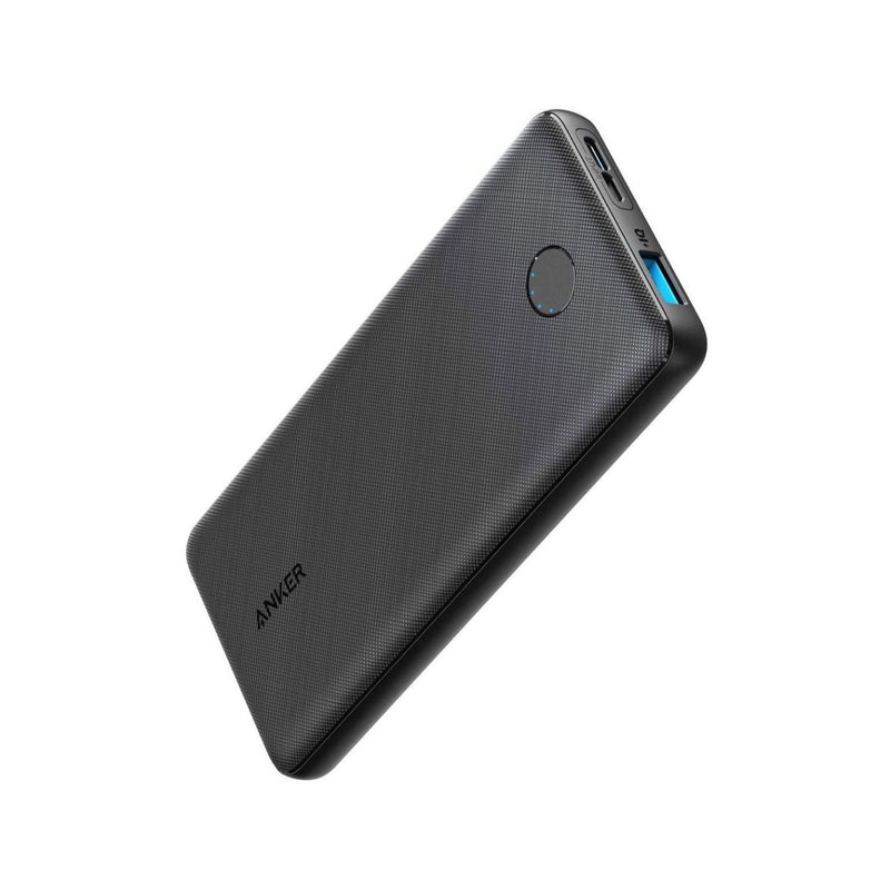 Anker Power Bank Slim 10,000mAH, 15W, Multi Protect safety, Temperature control - A1229H15 - Black