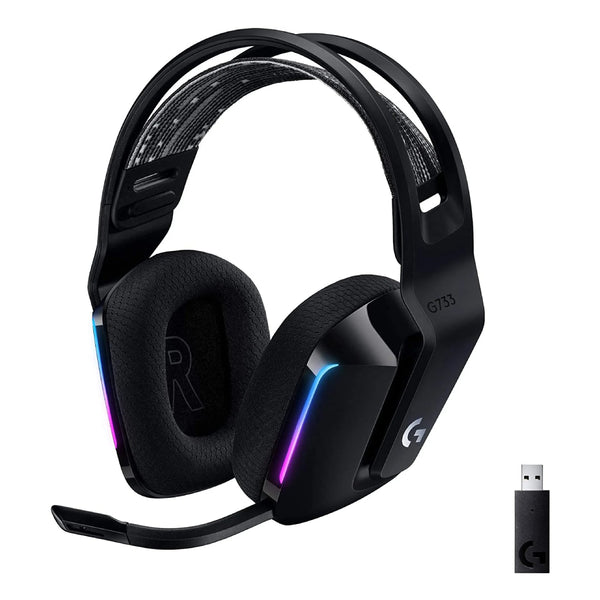 Logitech G733 Lightspeed Wireless RGB Gaming Headset - Black