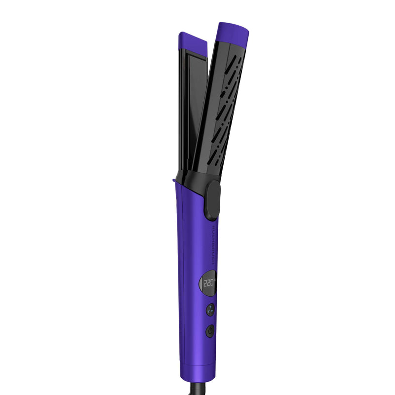 Rush Brush C1 Cool Curler Cool Air System, PTC Heater For Fast Heat Up, Automatic Shut-Off - Purple