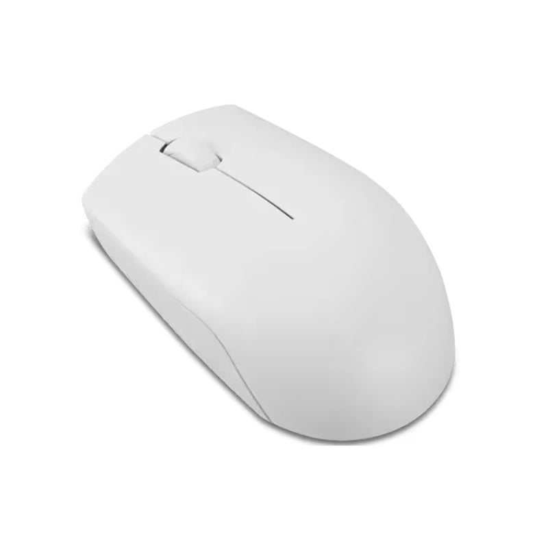 Lenovo 300 Wireless Compact Mouse, Optical sensor with 1000 DPI resolution, Compact and portable design - Cloud Gray