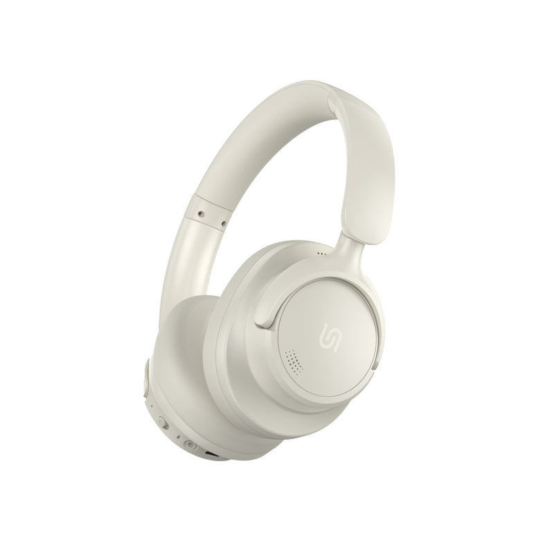 Porodo Soundtec Zen Hybrid Headphone with Noise Cancelling Technology & Type-C Charging Port - Beige