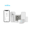 مجموعة مستشعرات BroadLink مستشعر الباب ومستشعر درجة الحرارة والرطوبة (CR2032) - أبيض 