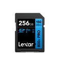Lexar 800x Pro SDXC UHS-1 256GB 150MB/s V30 (LSD0800P256G-BNNNG) - Black