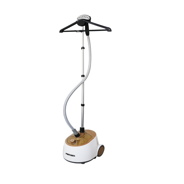 MediaTech Garment Steamer, 1750 Watt, 2 Liter, (MT-206) - White/Gold