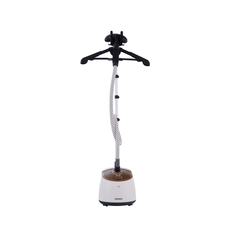 MediaTech Garment Steamer, 1750 Watt, 2 Liter, (MT-206) - White/Gold