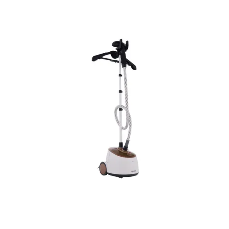 MediaTech Garment Steamer, 1750 Watt, 2 Liter, (MT-206) - White/Gold