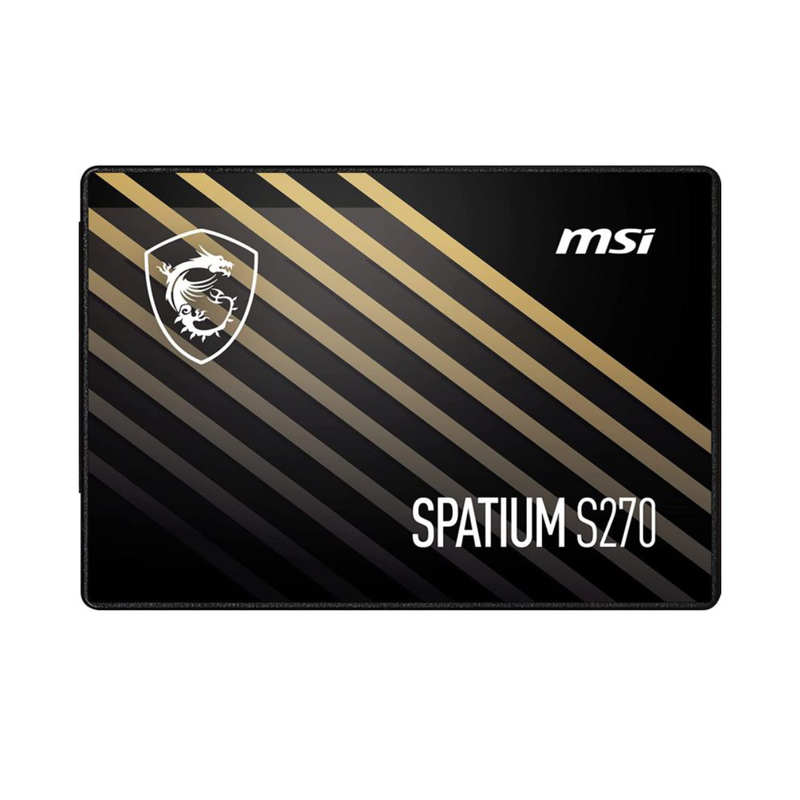 MSI Spatium S270 -960GB 3D NAND SATA 2.5 Inch Internal SSD - Black
